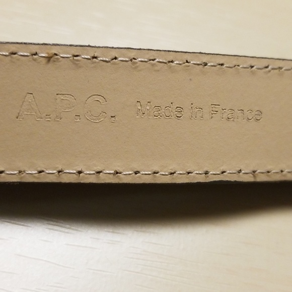APC Belt Brown Leather - Picture 3 of 8